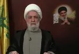 شیخ نعیم‌ قاسم: آیت‌الله سیدمجتبی خامنه‌ای راه رهبر شهید را ادامه می‌دهد