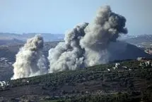 تصویری از حمله جنگنده‌های اسرائیلی به تأسیسات تولید برق لبنان