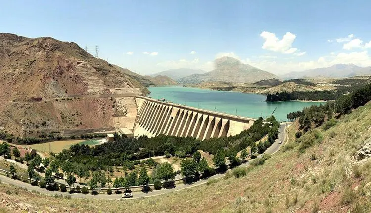 تصاویر نگران‌کننده از سد لتیان تهران؛ زنگ خطر به صدا درآمد