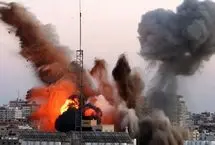 لحظه اصابت موشک به مسجدی در غزه