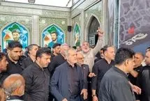 پزشکیان در مراسم بزرگداشت شهدای قرارگاه خاتم الانبیا (ص) 