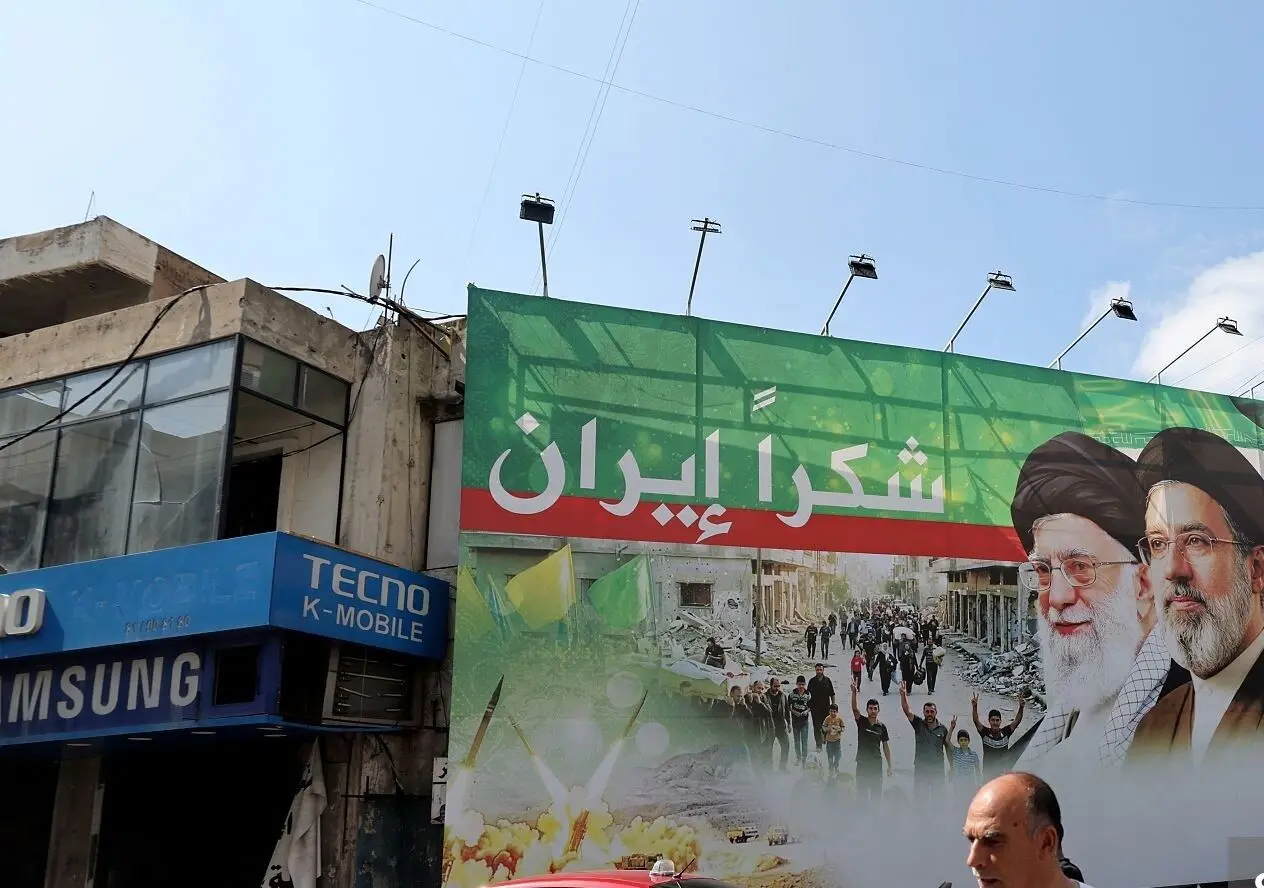 تصاویر؛ قدردانی اهالی ضاحیه بیروت از ایران