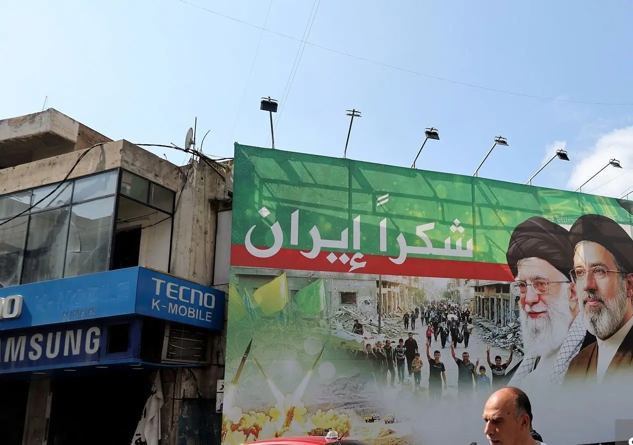تصاویر؛ قدردانی اهالی ضاحیه بیروت از ایران