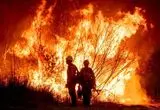 ویدئو؛ جدال باورنکردنی دریا و آتش در کانادا