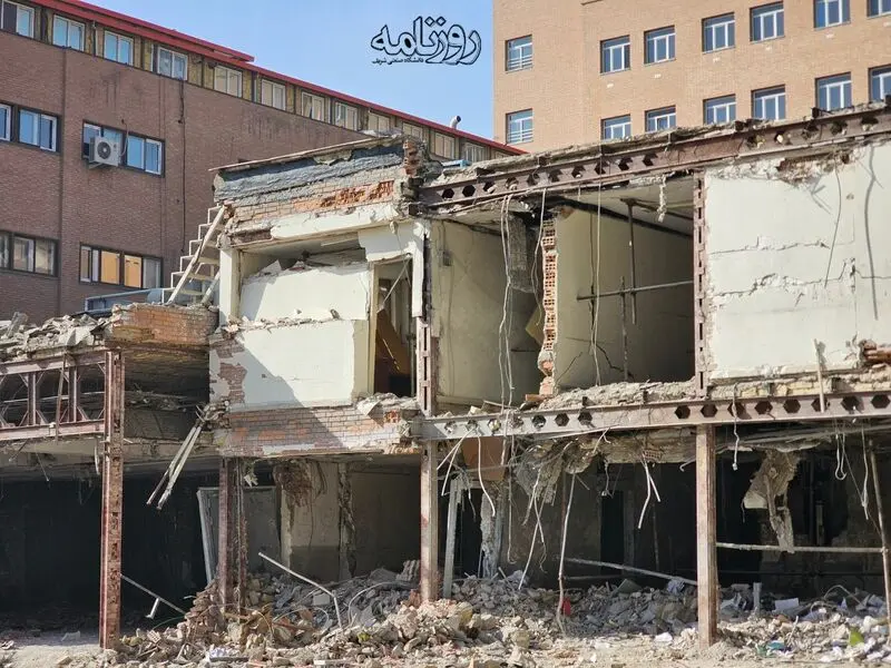 آواربرداری از ساختمان مرکز فاوای دانشگاه