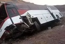 واژگونی اتوبوس در آذربایجان شرقی  ۱۲ مصدوم برجا گذاشت
