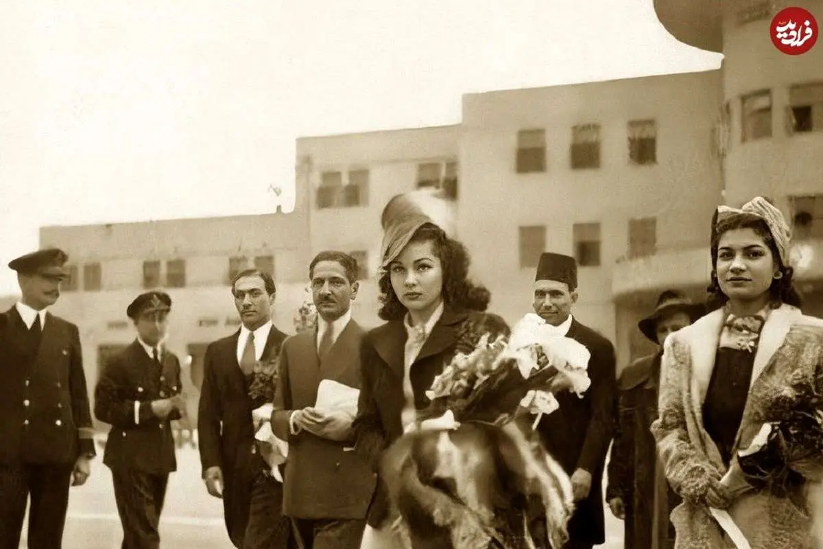 «فوزیه، اشرف و محمدرضا پهلوی» در بندر شاهپور؛ اسفند 1317