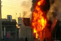 آتش‌سوزی در کارگاه شارژ سیلندر گاز مایع در مسعودیه تهران