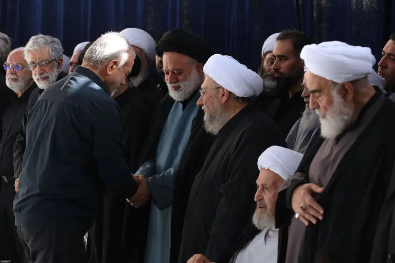 چهره ها در تشییع رهبری