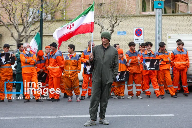 تشییع پیکر پاکبان شهید۶
