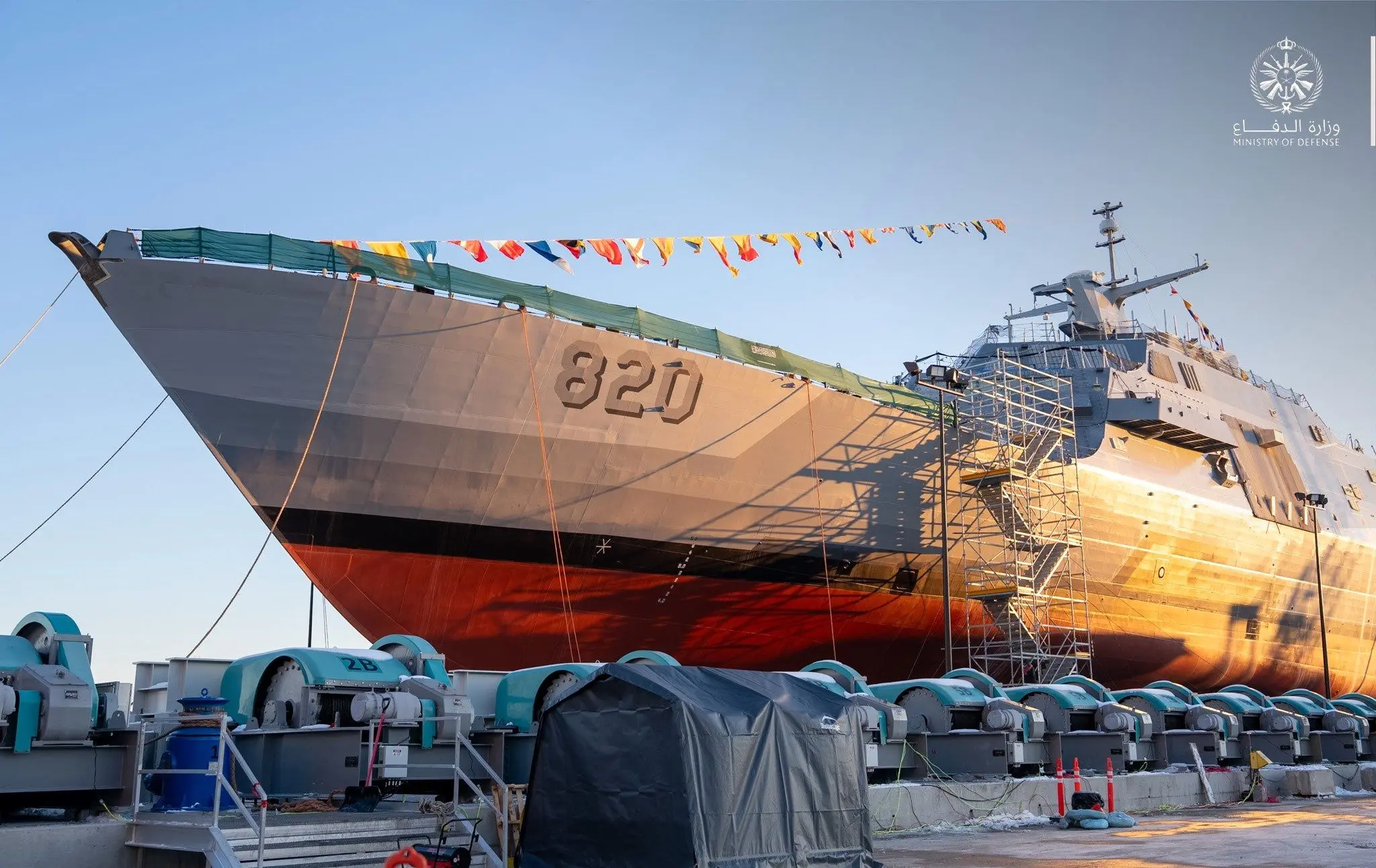 عربستان رزم‌ناو اعلی‌حضرت ملک سعود را به آب انداخت