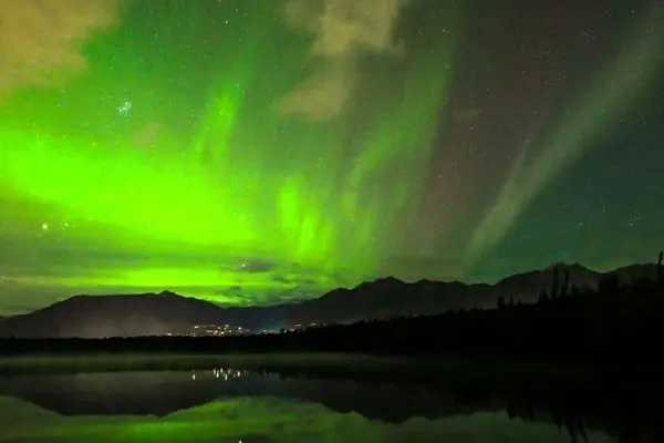 پدیده شفق قطبی آسمان چین را روشن کرد