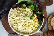 طرز تهیه سالاد تخم مرغ، سالاد خوشمزه و سرشار از پروتئین 
