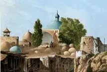 نقاشی یک شرق‌شناس فرانسوی از تهران، ۱۸۵ سال پیش