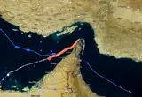 کاهش تردد شناورها در تنگه هرمز