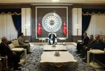 دیدار اردوغان و عاصم منیر در آنکارا