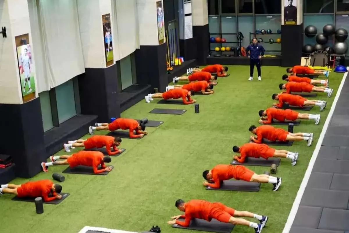 تمرین تیم‌ملی در این به جای العین