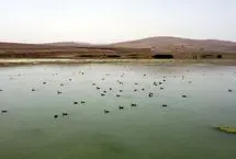 سرریز تالاب سولدوز نقده پس از ۱۵ سال/ آب مازاد راهی دریاچه ارومیه شد