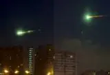 ببینید؛ گوی آتشین مرموز آسمان مسکو را روشن کرد
