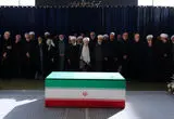 مقامات و چهره‌های سیاسی - نظامی در مراسم اقامه نماز بر پیکر رهبر شهید