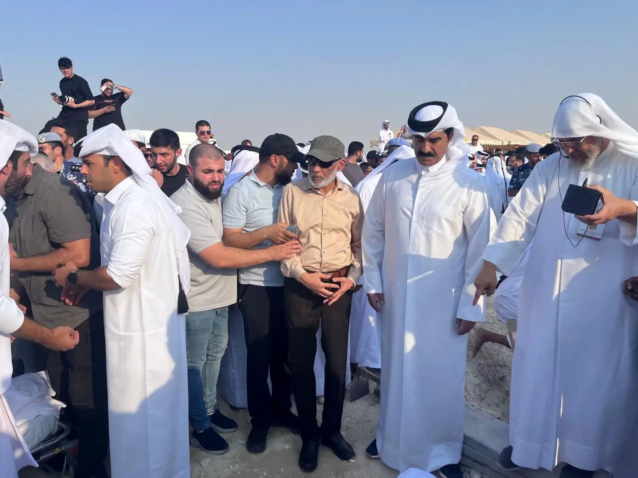 اولین حضور سه رهبر حماس مقابل دوربین‌ها پس از حمله اسرائیل