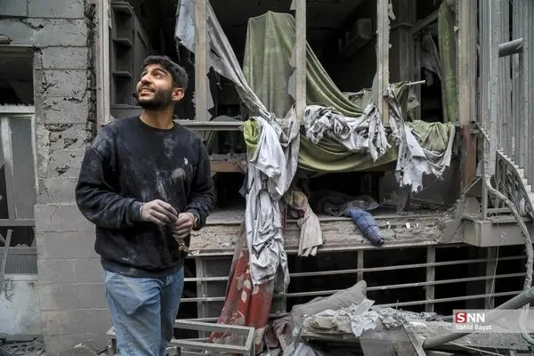 تصاویر؛ خسارات حمله هوایی به هفت چنار تهران