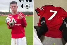 آتش‌ بازی پسر وین رونی در تیم زیر ۱۶ سال منچستریونایتد

