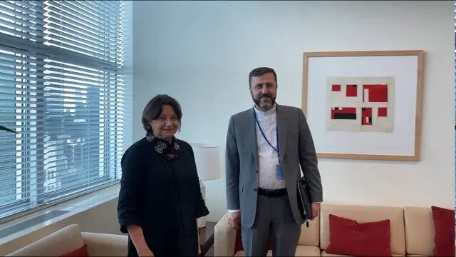 رایزنی غریب‌آبادی با معاون سیاسی دبیرکل سازمان ملل در نیویورک

