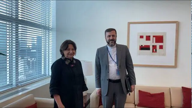 رایزنی غریب‌آبادی با معاون سیاسی دبیرکل سازمان ملل در نیویورک

