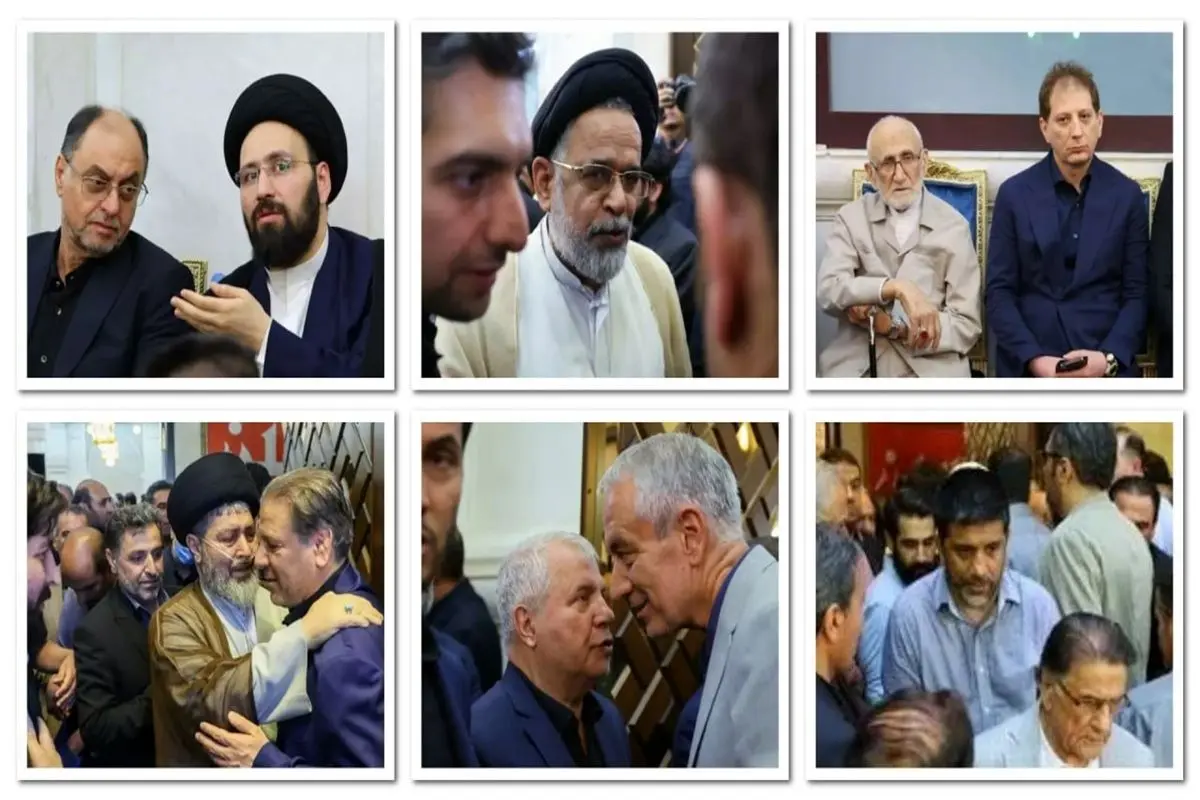 حواشی مراسم ختم پدر علی انصاری
