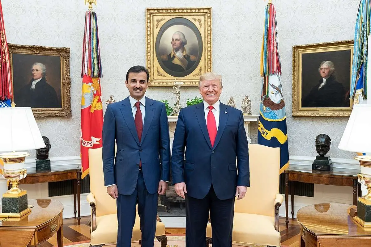 پایان مثبت نشست ترامپ و نخستوزیر قطر