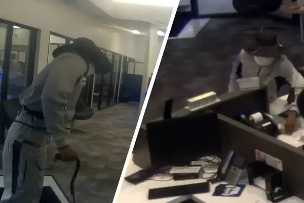 تظاهر به ناتوانی جسمی برای سرقت از بانک