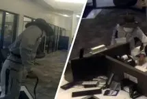 تظاهر به ناتوانی جسمی برای سرقت از بانک