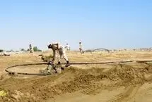 انهدام خط لوله ۶ کیلومتری قاچاقچیان سوخت در میناب