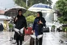 رگبار باران در ۱۳ استان نیمه شمالی کشور