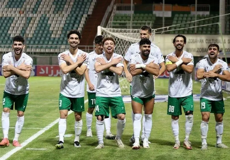برد مقتدرانه ذوب‌آهن و تساوی پیکان مقابل شمس‌آذر