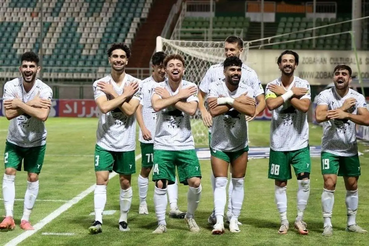 برد مقتدرانه ذوب‌آهن و تساوی پیکان مقابل شمس‌آذر
