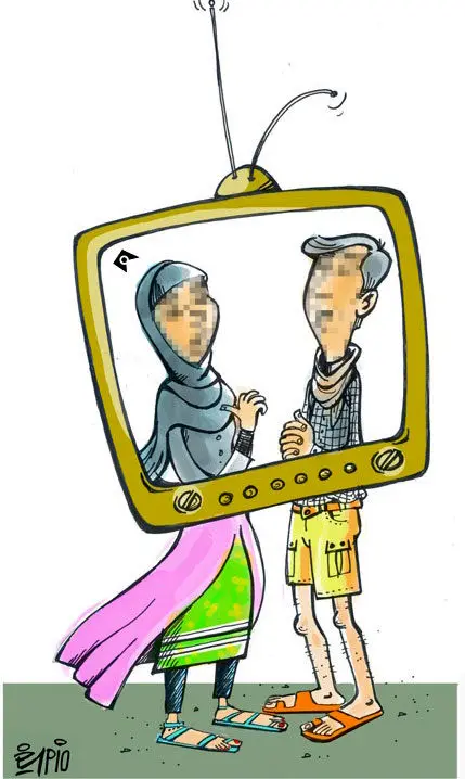 (کاریکاتور) بازیگران ممنوع التصویر!