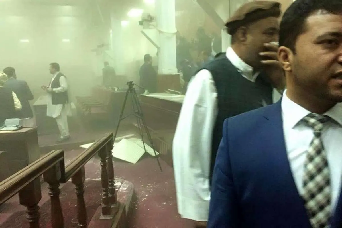 انفجار و تیراندازی در پارلمان افغانستان