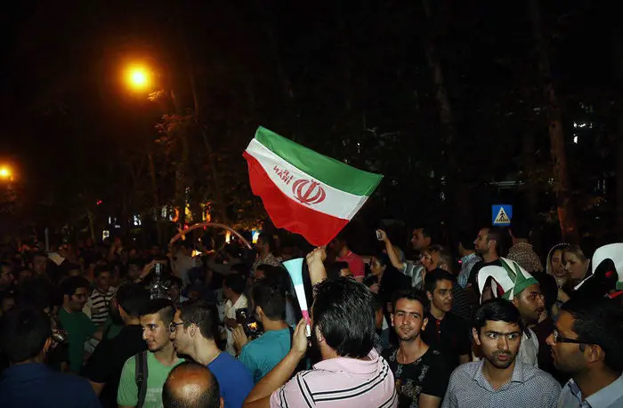 (تصاویر) جشن هسته‌ای در تهران