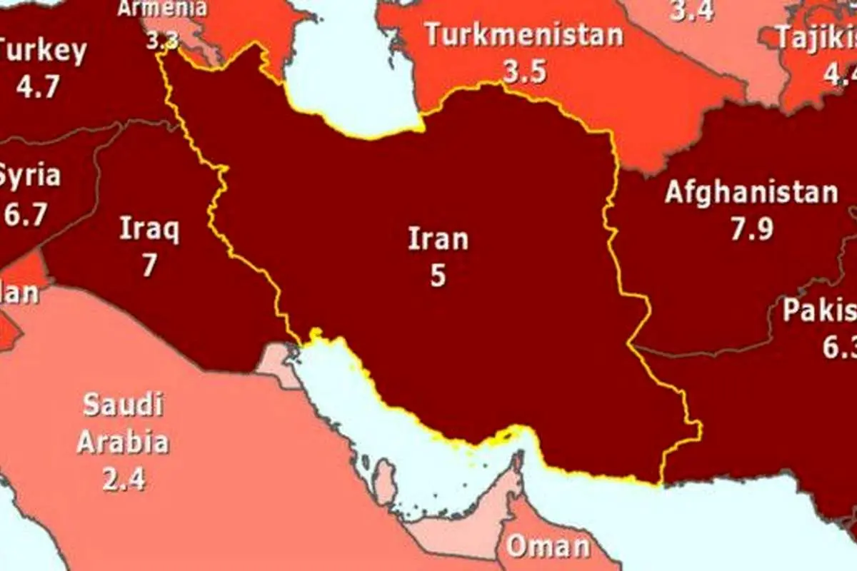 ایران یکی از ده کشور پر مخاطره دنیاست
