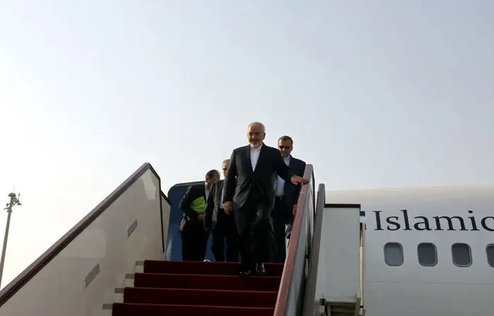 (تصاویر) سفر ظریف به قطر