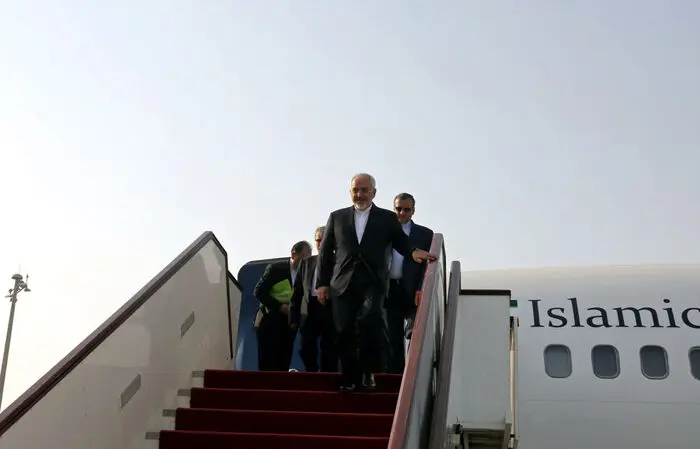 (تصاویر) سفر ظریف به قطر