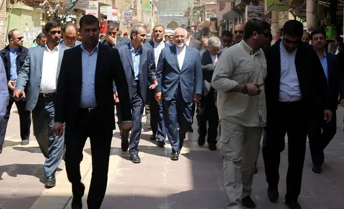 (تصاویر) دیدار ظریف با مراجع نجف
