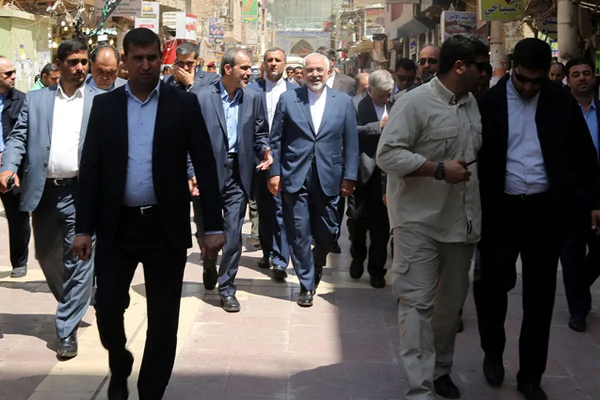 (تصاویر) دیدار ظریف با مراجع نجف