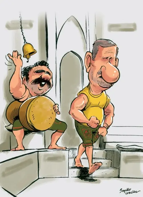 (کاریکاتور) واکنش جهانگیری به شکایت احمدی‌نژاد