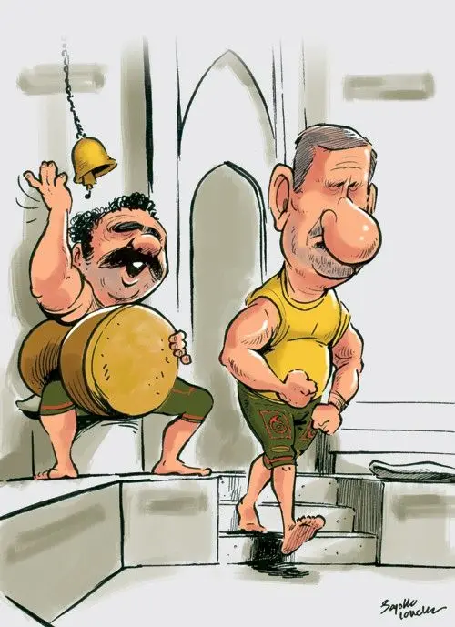 (کاریکاتور) واکنش جهانگیری به شکایت احمدی‌نژاد