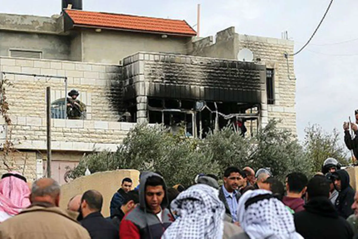 نوزاد فلسطینی در آتش صهیونیستها سوخت