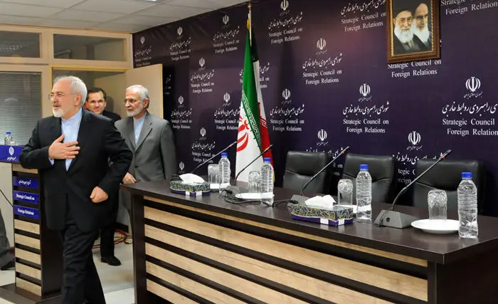 (تصاویر) ظریف در شورای راهبردی روابط خارجی