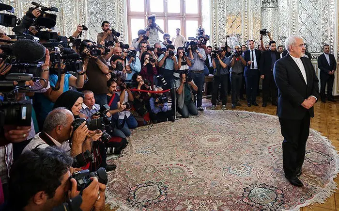 (تصاویر) دیدار هاموند با ظریف و زنگنه